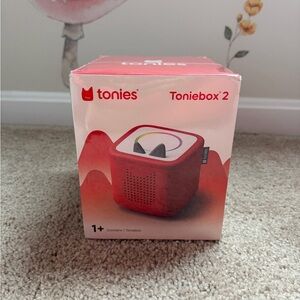 Tonies Toniebox 2 Red Kids Audio Player - Tonies